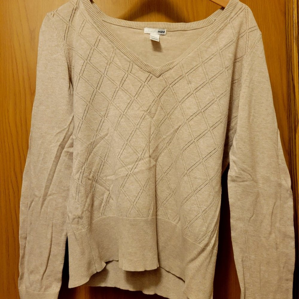 H&M V neck sweater (M)